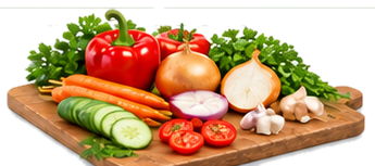 Simple ingredients illustration