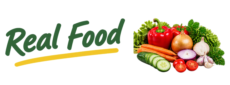 Real Food with colourful vegetables